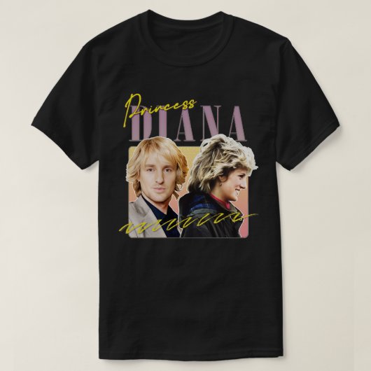 Diana 80s retro meme esthetisch t-shirt (Design voorkant)
