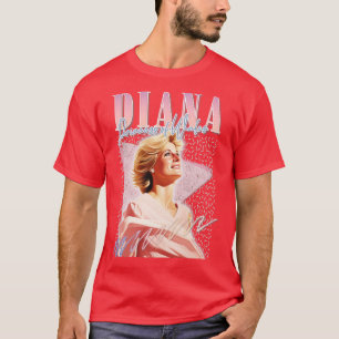 Diana 90s Retro esthetisch ventilatorontwerp T-shirt