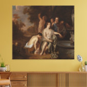  Diana and her Nymphs at a Fountain Canvas Afdruk (Insitu (Woonkamer))