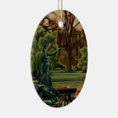 Diana Artemis sculptuur in tuinen Keramisch Ornament (Rechts)