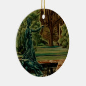 Diana Artemis sculptuur in tuinen Keramisch Ornament (Rechts)