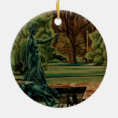 Diana Artemis sculptuur in tuinen Keramisch Ornament (Achterkant)