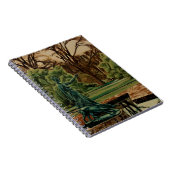 Diana Artemis sculptuur in tuinen Notitieboek (Rechterzijde)