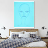 Diana Canvas Afdruk (Insitu (Slaapkamer))