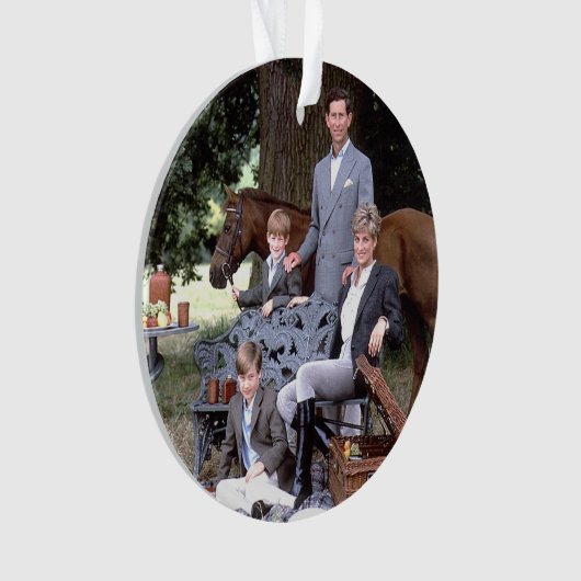 Diana Charles William Harry 1992 Ornament (voorkant)