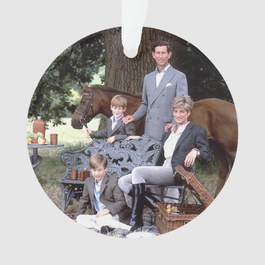 Diana Charles William Harry 1992 Ornament (voorkant)