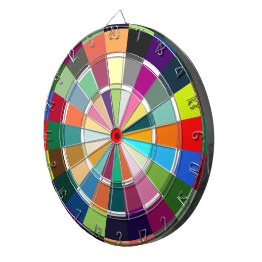 DIANA COLORS pixelat by MASANSER Dartbord (Voorkant Rechts)