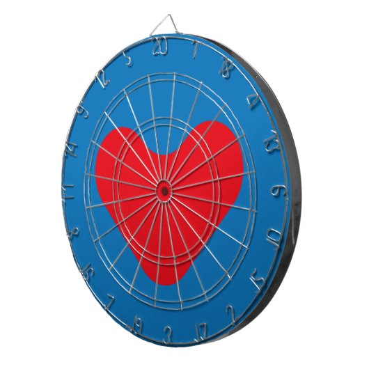 DIANA DARDOS CORAZON pixelates by MASANSER Dartbord (Voorkant Rechts)