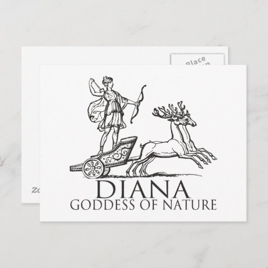 Diana Diana Briefkaart (Voorkant / Achterkant)