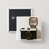 Diana Diana Vierkante Button 5,1 Cm (Voorkant /achterkant)