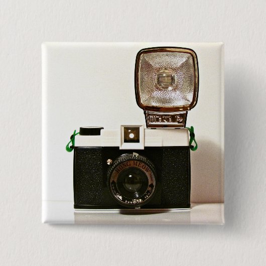 Diana Diana Vierkante Button 5,1 Cm (Voorkant)