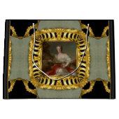 Diana Elegant Girly Baroque Large Gift Bag Groot Cadeauzakje (Voorkant)