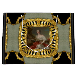 Diana Elegant Girly Baroque Large Gift Bag Groot Cadeauzakje