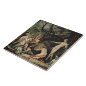 Diana en Callisto Tegeltje (Zijkant)