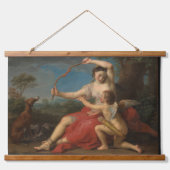 Diana en Cupid Tapestry Hangend Wandkleed (Voorkant)