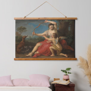 Diana en Cupid Tapestry Hangend Wandkleed