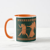 Diana en een engel,  Romeinse mythologie Mok (Links)