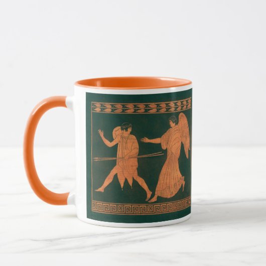 Diana en een engel,  Romeinse mythologie Mok (Links)