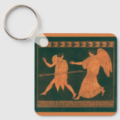 Diana en een engel,  Romeinse mythologie Sleutelhanger (Voorkant)