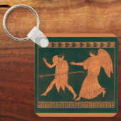 Diana en een engel,  Romeinse mythologie Sleutelhanger (Voorkant)