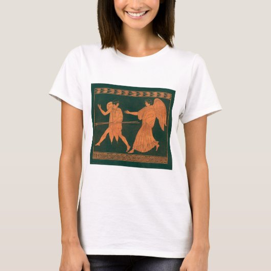 Diana en een engel, Romeinse mythologie T-shirt (Voorkant)