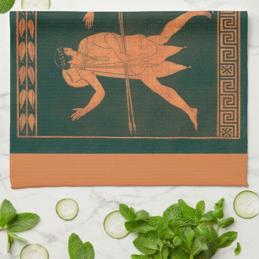 Diana en een engel, Romeinse mythologie Theedoek (Gevouwen)