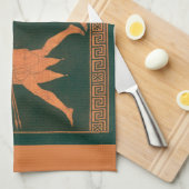 Diana en een engel,  Romeinse mythologie Theedoek (Quarter Fold)