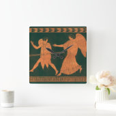 Diana en een engel,  Romeinse mythologie Vierkante Klok (Huis)