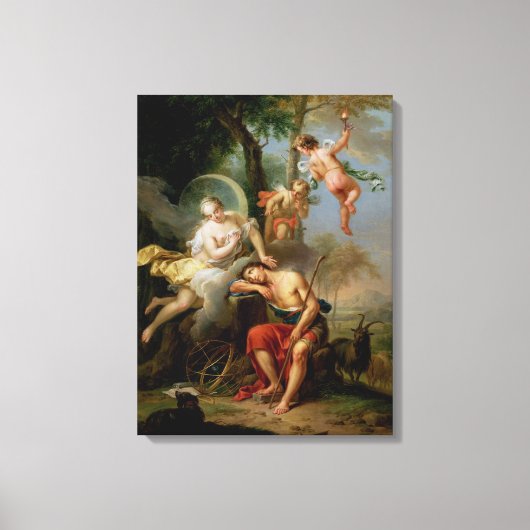 Diana en Endymion Canvas Afdruk (Voorkant)