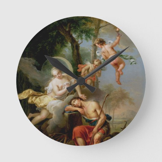 Diana en Endymion Ronde Klok (Voorkant)