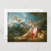 Diana en Endymion van Jean-Honoré Fragonard Briefkaart (Voorkant / Achterkant)