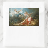 Diana en Endymion van Jean-Honoré Fragonard Rechthoekige Sticker (Tas)
