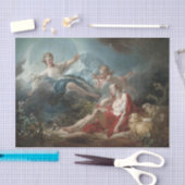 Diana en Endymion van Jean-Honore Fragonard Tissuepapier (Craft)
