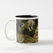 Diana en haar handmaidens na de jacht tweekleurige koffiemok (Links)