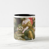 Diana en haar handmaidens na de jacht tweekleurige koffiemok (Center)