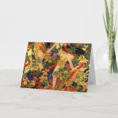 Diana en haar Nymphs of de Hunt,  Art Deco Kaart (Voorkant)