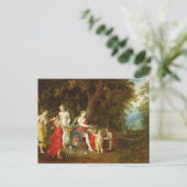 Diana en Hare Maidens, na de jacht, 1626 Briefkaart (Staand voorkant)