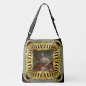 Diana Fine Art Girly gepersonaliseerd monogram Crossbody Tas (Achterkant)