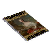 Diana Fine Art Girly Monogram Notitieboek (Rechterzijde)