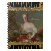 Diana Fine Art Girly Monogram Notitieboek (Voorkant)