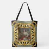 Diana Fine Art Girly Monogram Tote Bag (Achterkant)
