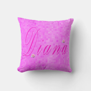 Diana Girls Name Logo, Kussen