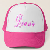 Diana Girls Name Logo, Trucker Pet (Voorkant)