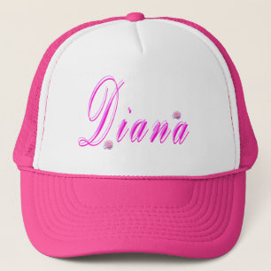 Diana Girls Name Logo, Trucker Pet
