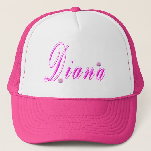 Diana Girls Name Logo, Trucker Pet (Voorkant)