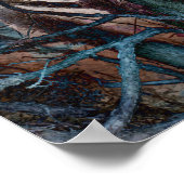 Diana, godin van de Hunt, in een Magisch Woud Poster (Hoek)