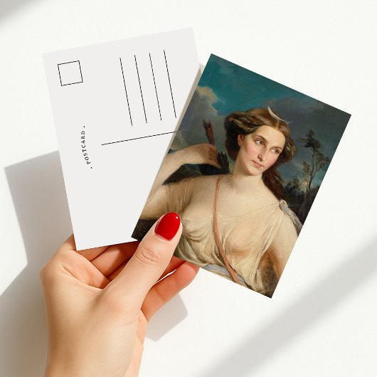 Diana, godin van de jacht | anoniem briefkaart