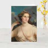 Diana, godin van de jacht | anoniem kaart (Gele Bloem)
