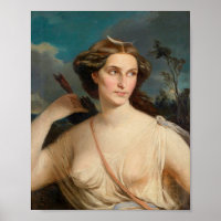 Diana, godin van de jacht | anoniem