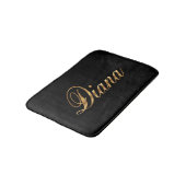Diana gold Design Lettering Badematte Badmat (Gekanteld)